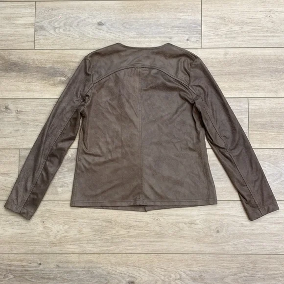 California Moonrise Faux Leather Vegan Cardigan Western - Picture 4 of 11